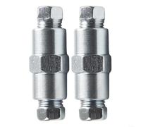 Lot de 2 raccords de tuyau de frein femelle et quatre écrous mâles M10