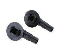 Lot de 2 raccords de tuyau de vidange pour climatiseur - Outil coudé étanche - Raccord de sortie d'eau pour la maison et le professionnel - Buse de vidange durable pour climatiseur, pièces d'appareils