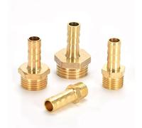 Lot de 2 raccords de tuyau en laiton - Raccord de tuyau - Adaptateur de tuyau - 25 mm - Adaptateur barbelé x G1/2 (épaississant)