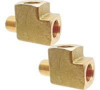 Lot de 2 raccords en T NPT femelle vers NPT mâle vers NPT femelle en laiton 3 voies CX WONDERLAND