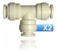 Lot de 2 raccords en t pour brumisateur O'fresh 046 crème G