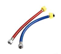 Lot de 2 raccords flexibles en acier inoxydable ondulé pour chauffe-eau - 30,5 cm - 1 mètre avec connecteurs résistants aux fuites de 1,27 cm