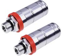 Lot de 2 raccords hydrauliques 1,27 cm (1/2") traction push pour JD 5720 5820 6010 6020 6110 6200 7130 7530 Pièces: AL200979, AL170665, AL16665, 181 ALL. 119348"}