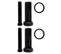 Lot de 2 raccords muraux pour réservoir de toilettes - Tuyau de drainage de 300 mm - Joint en caoutchouc - Pour toilettes murales et réservoir d'eau