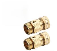 Lot de 2 raccords rapides standard 3/4 pour tuyau d'arrosage avec connecteurs mâles femelles en laiton pour une fixation sûre et facile du tuyau
