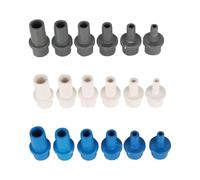 Lot de 2 raccords réducteurs droits en PVC barbelé de 20 mm à 8/10/12/14/16/18 mm for tuyau d'aquarium/pompe à air. Adaptateur for tuyau d'aquarium.(Bleu,OD20mm to 14mm)