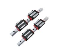 Lot de 2 rails de guidage linéaires miniatures de 200 à 500 mm de long HGR30 + 4 blocs coulissants HGW30HC (450 mm)