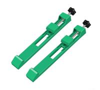 Lot de 2 rails de guidage réglables pour scie circulaire - Plaque de base pour scie de 10,2 cm - Pince de positionnement pour le travail du bois - 14,5 à 21 cm - Outil de menuiserie de précision pour