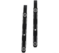 Lot de 2 rails de montage en plastique ABS noir pour boîtier d'ordinateur série 912, supports de rechange pour une installation sécurisée du disque dur