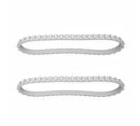 Lot de 2 rails de nettoyage de piscine 9985006-R2 pour entretien de piscine | Compatible avec Maytronics Dolphin DX, Explorer, Apollo, Wave, Nautilus, Advantage, accessoire de traction, bonne adhérence