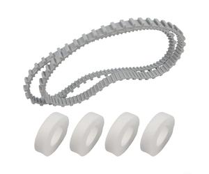 Lot de 2 rails de rechange pour robot de piscine, adaptables pour rail 9985006r2 et 6101611r4, accessoires de rechange avec cercle d'escalade