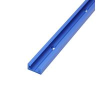 Lot de 2 rails en T en alliage d'aluminium de 80 cm, section universelle à double coupe avec vis, trou de montage pré-percé pour scie à table, routeur, outil de travail du bois