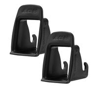 Lot de 2 rainures de guidage ISOFIX universelles pour siège de voiture pour enfant, compatibles avec les systèmes de connexion CYBEX ISOFIX/ISOFIX, plastique ABS durable, guides noirs (voiture