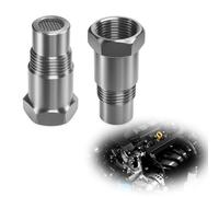 Lot de 2 Rallonges de Capteur Détrompeur Lambda, Capteur D'Oxygène, D'Oxygène Pour Extender Entretoise, Filtre Detrompeur Sonde Lambda, Pour Voitures Moteur Les Systèmes D'Echappement M18 x1.5 mm