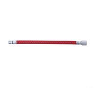 Lot de 2 rallonges de pompe à vélo pour valve Schrader, tuyau flexible en caoutchouc haute pression avec raccord en métal, 160 mm pour VTT, vélo de route et valves difficiles d'accès