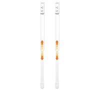 Lot de 2 rallonges de prise de courant 55,9 à 86,4 cm avec 2 prises CA et ports USB-A, ports USB-C, prise murale rotative à 180°, rallonge difficile à atteindre derrière la table de nuit, le canapé
