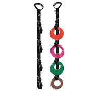 Lot de 2 rallonges de rangement - Attaches de câble électriques robustes, chemins de câbles réglables, sangles de tuyau d'arrosage pour corde d'arrosage