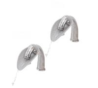 Lot de 2 rallonges de robinet pour tout-petits - Rallonge d'évier pour enfants - Lavage à la main - Aide au lavage du bec d'évier de salle de bain pour enfants et bébés - Rallonge de robinet pour