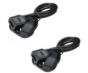 Lot de 2 Rallonges Manette 1,80 m pour Sega Megadrive/Genesis 1 & 2 - Compatible Manettes 3 & 6 Boutons - Straße Game