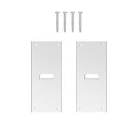 Lot de 2 rallonges pour courrier postal en acier inoxydable