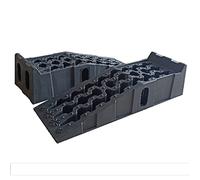 Lot de 2 rampes d'accès pour voiture - Rampe d'accès robuste - Rampe élévatrice - Jusqu'à 7,25 tonnes/16 000 lbs - Design en plastique robuste - Pour rampe de réparation automobile
