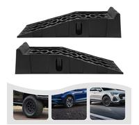 Lot de 2 rampes de levage et de charge antidérapantes 7T pour voiture - En plastique- Stabilisateur de pneu de voiture antidérapant
