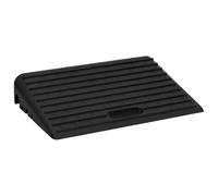 Lot de 2 rampes de trottoir 50 x 30 x 11 cm en caoutchouc - Panneaux de parking pour faciliter le passage des trottoirs - Durable et résistant aux intempéries