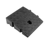 Lot de 2 rampes de trottoir de 7 cm de hauteur, rampes portables et légères pour voitures, rampe de seuil robuste pour allée, quai de chargement, trottoir, voiture, scooter, remorque