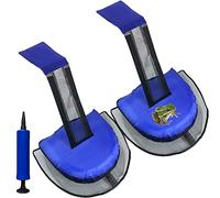 Lot de 2 Rampes d'Évasion Flottantes pour Animaux | Outil de Sauvetage de Piscine avec Pompe à Air - pour Grenouilles, Crapauds, Souris, Oiseaux et Écureuils
