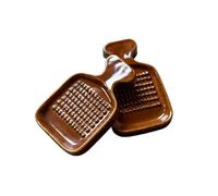 Lot de 2 râpes à gingembre Wasabi fabriquées au Japon (marron minoyaki)
