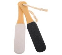 Lot de 2 Râpes-pieds Quadruples avec Manche Ergonomique | Pp, Corindon Blanc et Carbure de Silicium, Usage sur Peau Sèche ou Humide, pour Talons Lisses