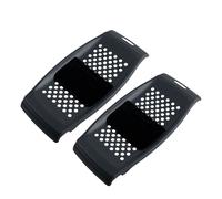Fackelmann 9927350 Lot de 2 Plaques à spätzle, râpe à spaetzles maison, râpe pour spätzles avec raclette, Plastique, Noir, 31,5 x 15 x 2,5 cm