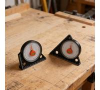 Lot de 2 rapporteurs d'angle avec niveau à bulle de 0 à 90 degrés pour travaux de rénovation de charpenterie, toiture, maçonnerie