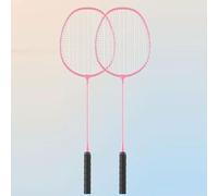 Lot de 2 raquettes de badminton ultralégères fendues en alliage ferro pour adulte avec sac d'attaque et de défense
