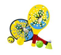Lot de 2 raquettes de padel pour enfants - Raquettes de padel légères avec prise en main confortable pour les sports de plein air juniors