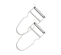 Lot de 2 rasoirs à légumes 11 cm Castor en inox Fackelmann