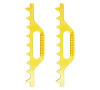 Lot de 2 râteaux d'espacement de cadre de ruche pour apiculteurs - Design ergonomique - Compatibilité avec 8 cadres - Mesure précise - Entretoise réglable pour la production en nid d'abeille