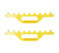 Lot de 2 râteaux d'espacement de cadre de ruche pour apiculteurs - Design ergonomique - Compatibilité avec 8 cadres - Mesure précise - Entretoise d'apiculture pour environnements humides
