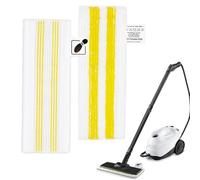 Lot de 2 Recharge pour Kärcher EasyFix Bonnettes Nettoyeurs Vapeur Serpillere Recharge Kit, pour Kärcher EasyFix SC 2, SC 3, SC 4, SC 5 Microfibre Lingette