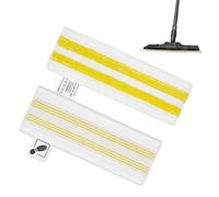 Lot de 2 Recharge pour Kärcher EasyFix-Chiffons de Rechange en Microfibre Compatible avec SC1,SC2, SC3, SC4, SC5, Bonnettes Microfibres Nettoyeurs à vapeur