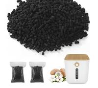 Lot de 2 recharges de filtre absorbant les odeurs pour composteur de comptoir de cuisine iDOO 3L Smart Waste - Recharges de charbon actif compatibles avec le composteur de cuisine électrique iDOO 3L