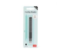 Lot de 2 recharges de stylo gel noir