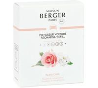 Maison Berger Paris - Recharges Diffuseur Voiture Paris Chic - Céramiques 4 à 6 sem - Lot de 2