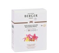 LOT DE 2 RECHARGES POUR DIFFUSEUR VOITURE SOLEIL D'AMBRE - MAISON BERGER PARIS