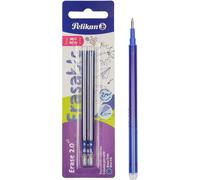 Lot De 2 Recharges Roller Pelikan Erase 2.0 Bleu