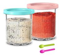 Lot De 2 Récipients À Crème Glacée De Rechange Pour Ninja Creami Deluxe Nc501/Nc500 Series, 680Ml Pour Accessoires Ninja Machine À