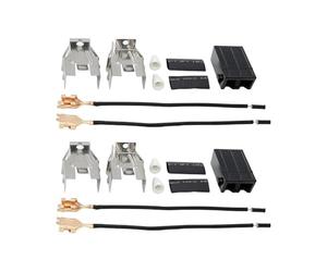 Lot de 2 récipients pour brûleur de cuisinière 330031 avec bornier adapté aux poêles Whirlpool