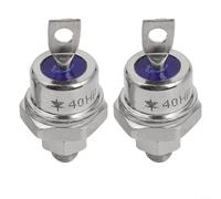 Lot de 2 redresseurs de diodes 40 A 1200 V avec cathode positive et anode négative pour une utilisation dans les équipements de soudage et les convertisseurs (40HF120+40HFR120)