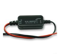 Lot de 2 réducteurs de tension DC-DC 12 V vers 5 V Régulateur abaisseur 2,5 A IP67 Étanche pour chariots, véhicules électriques et projets solaires de bricolage