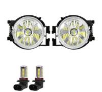 Lot De 2 Réflecteurs De Phares Antibrouillard Pour Pare-chocs Avant De Voiture Pour Impreza 2011 2012 2013 2014 84927AG230 84927AG220 Étanche A La Poussière(Pair With LED L10)
